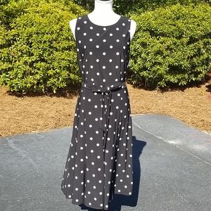 ❣❣FINAL PRICE❣❣Polka Dot Belted Midi Dress 10